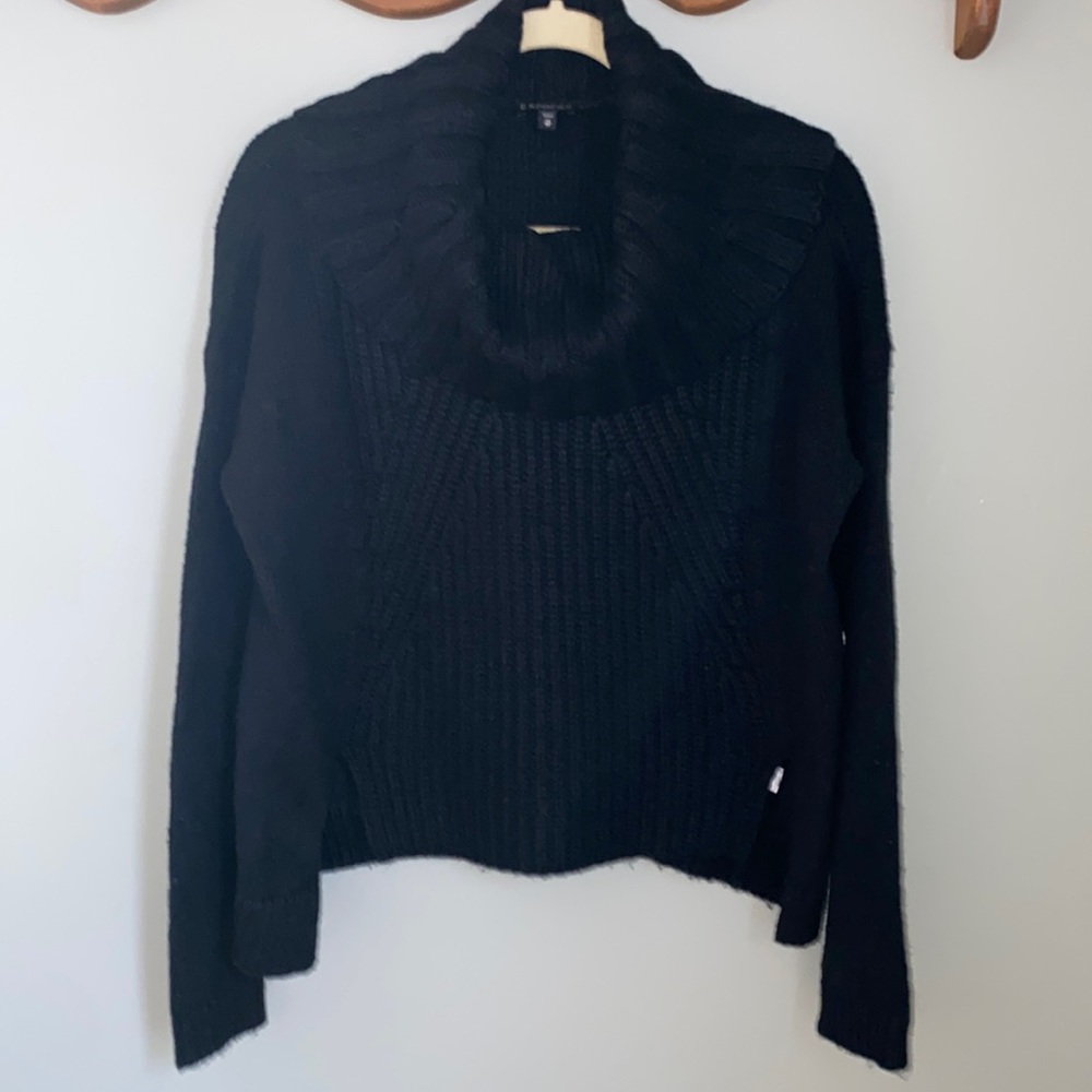 Express Black Chunky Turtleneck Sweater XS